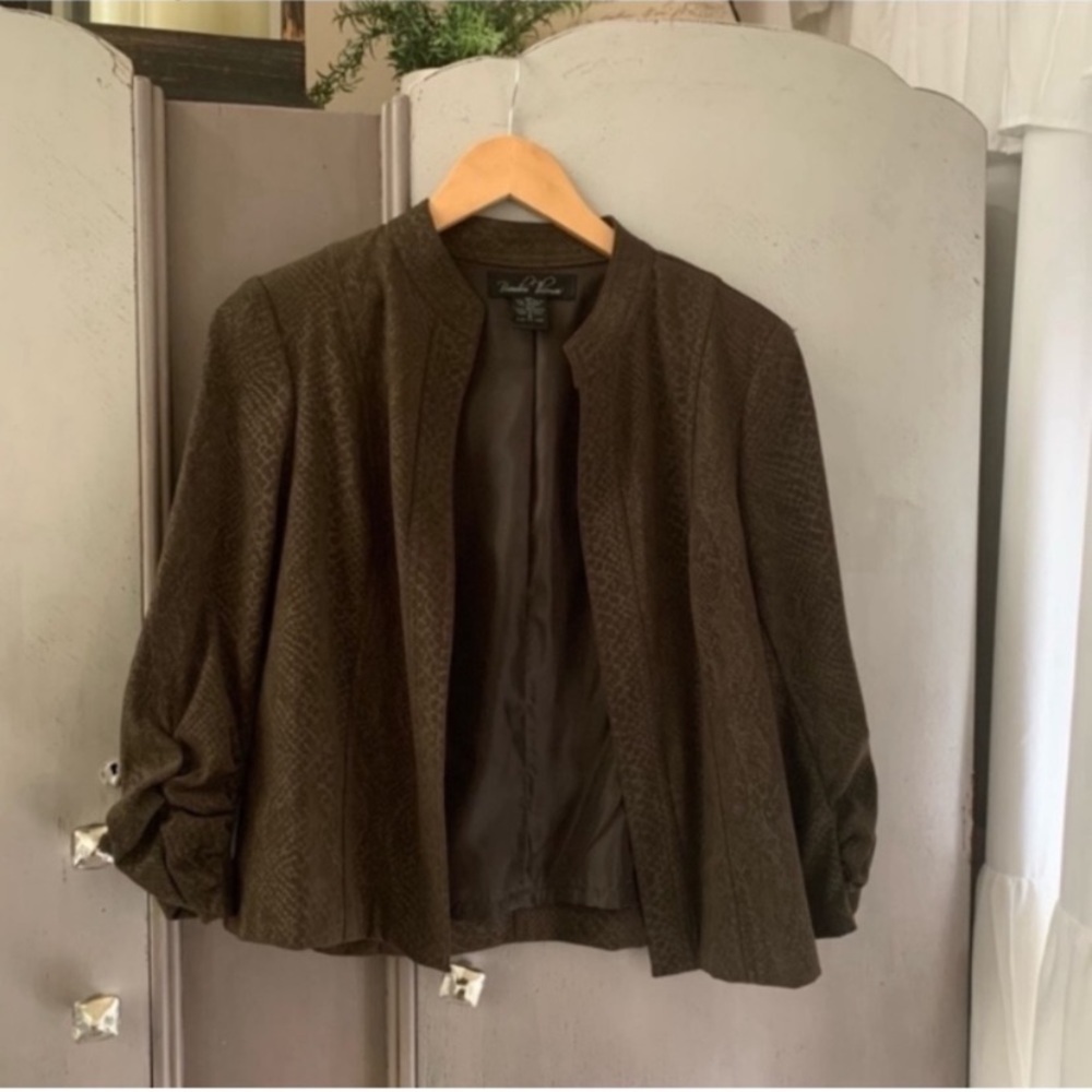 Brandon Thomas Brown Suede Jacket